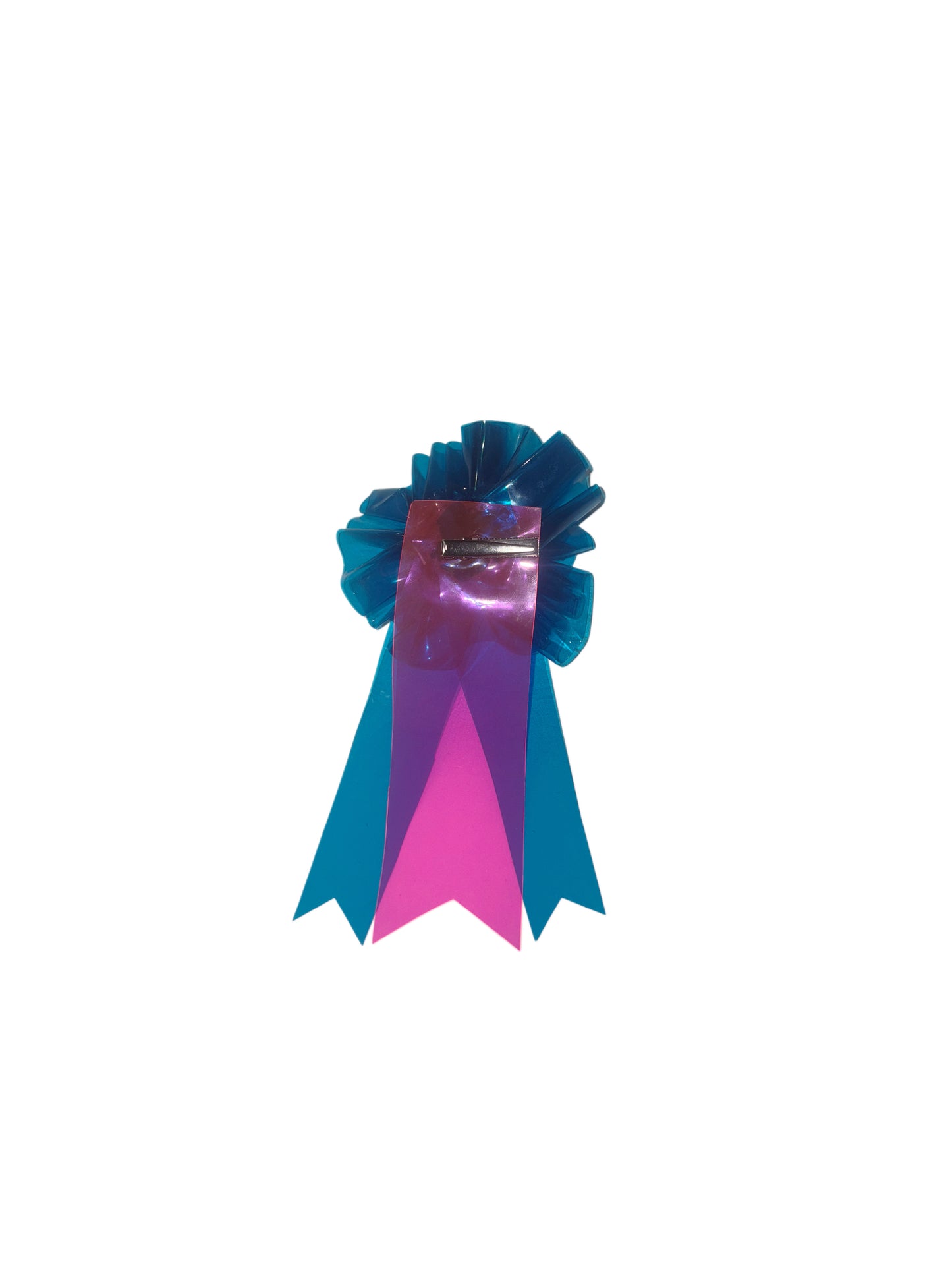 Vinyl Ribbon Rosette Clip